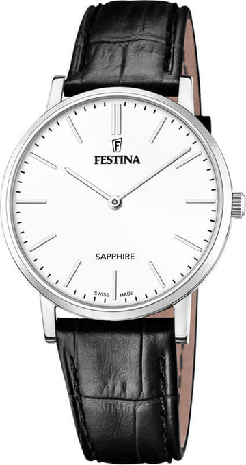 Festina Swiss Made F20012-1 - Analog - Strap Material Leather I Festina Watches USA