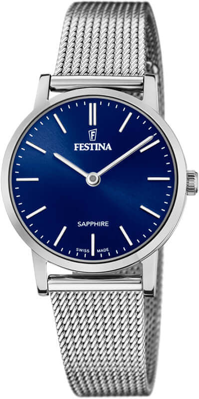 Festina Swiss Made F20015-2 - Analog - Strap Material Stainless Steel I Festina Watches USA
