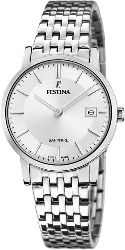 Festina Swiss Made F20019-1 - Analog - Strap Material Stainless Steel I Festina Watches USA
