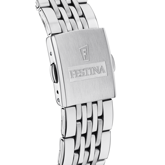 Festina Timeless Chronograph Stainless Steel Chronograph Mens Watch I Model F20285/a Quartz Movement
