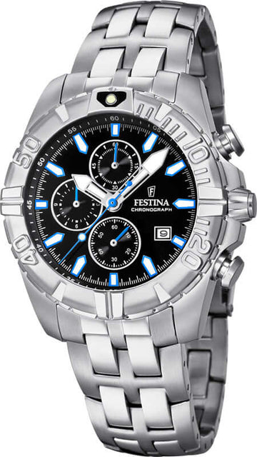 Festina Chrono Sport F20355-3 - Chronograph - Strap Material Stainless Steel I Festina Watches USA