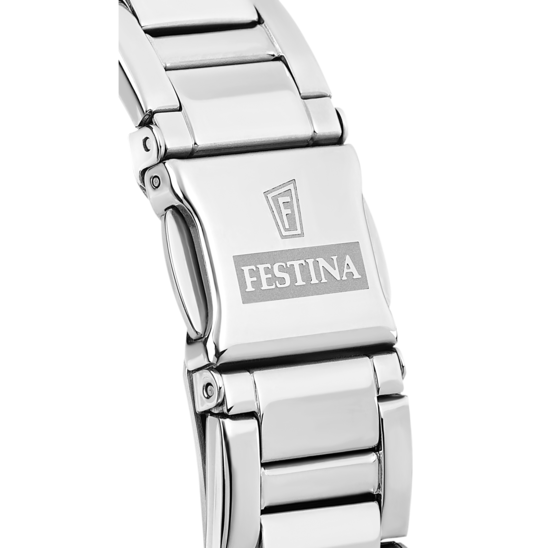 Festina Boyfriend Stainless Steel Chronograph Ladies Watch I Model F20397/1 Quartz Movement