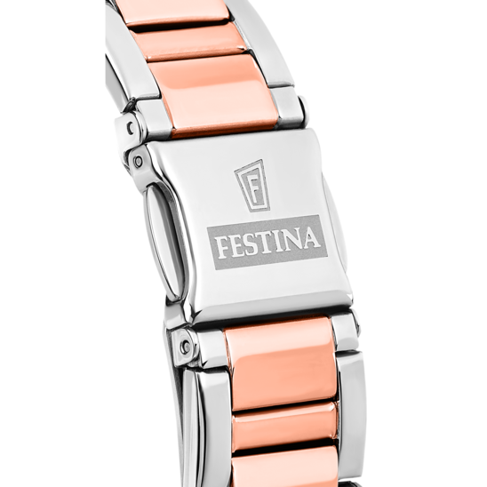 Festina Boyfriend Stainless Steel Chronograph Ladies Watch I Model F20398/1 Quartz Movement