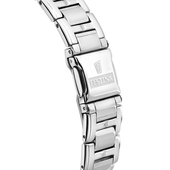 Festina Boyfriend Stainless Steel Chronograph Ladies Watch I Model F20401/4 Quartz Movement