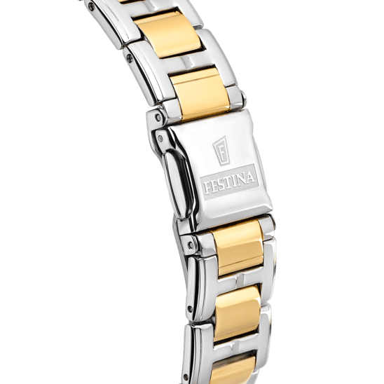 Boyfriend F20402-1 | Water Resistance 50m/160ft - Strap Material Stainless Steel - Size 36 mm / Free shipping, 2 years warranty & 30 Days Return | Festina Watches USA