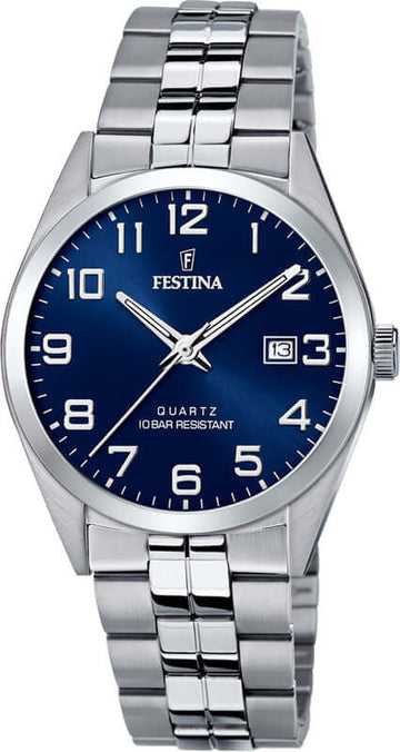 Festina Classics F20437-3 - Analog - Strap Material Stainless Steel I Festina Watches USA