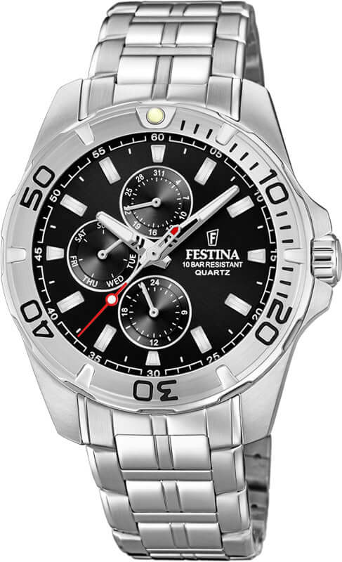 Festina Multifunction F20445-3 - Multifunction - Strap Material Stainless Steel I Festina Watches USA