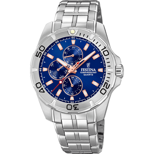 Festina Multifunction F20445-5 - Multifunction - Strap Material Stainless Steel I Festina Watches USA