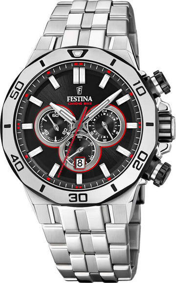 Festina Chrono Bike F20448-4 - Chronograph - Strap Material Stainless Steel I Festina Watches USA