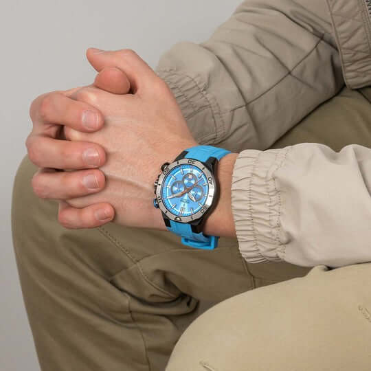 Chrono Sport F20450-6 | Water Resistance 100m/330ft - Strap Material Rubber - Size 44 mm / Free shipping, 2 years warranty & 30 Days Return | Festina Watches USA
