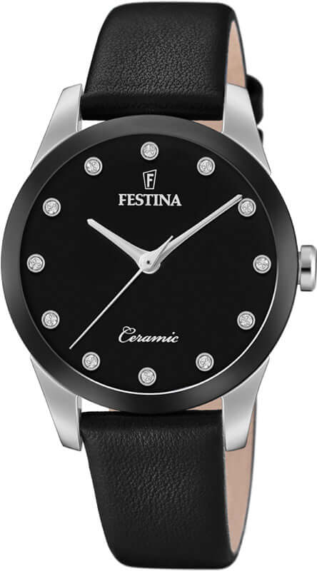 Festina Ceramic F20473-3 - Analog - Strap Material Leather I Festina Watches USA