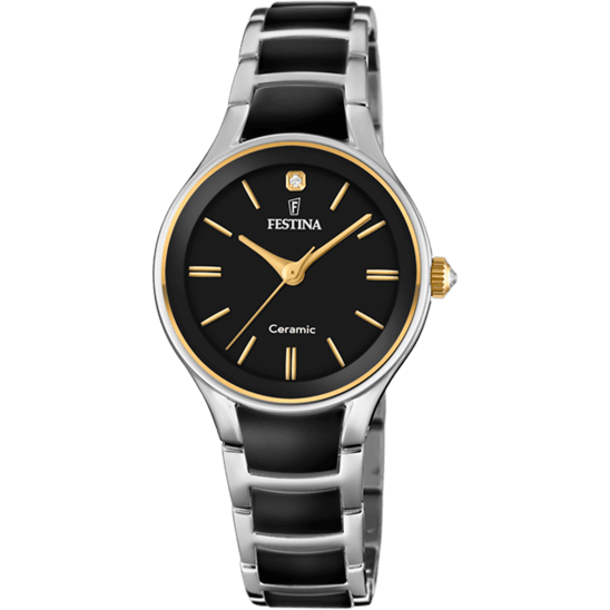 Festina Ceramic F20474-4 - Analog - Strap Material Stainless Steel + Ceramic I Festina Watches USA