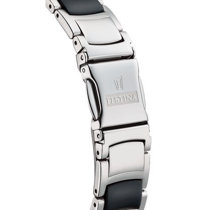 Ceramic F20474-4 | Water Resistance 50m/160ft - Strap Material Stainless Steel + Ceramic - Size 30.5 mm / Free shipping, 2 years warranty & 30 Days Return | Festina Watches USA