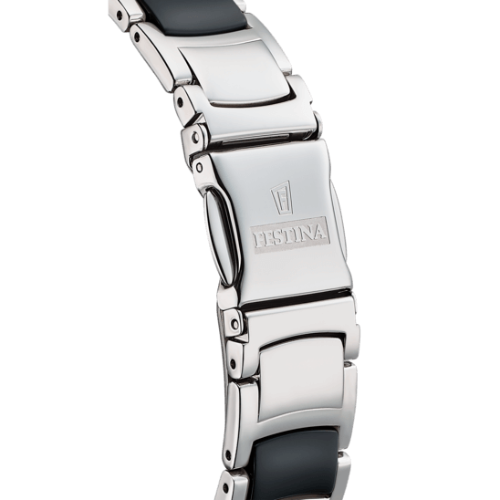 Ceramic F20474-4 | Water Resistance 50m/160ft - Strap Material Stainless Steel + Ceramic - Size 30.5 mm / Free shipping, 2 years warranty & 30 Days Return | Festina Watches USA