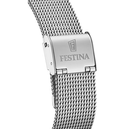 Boyfriend  F20475-2 | Water Resistance 30m/100ft - Strap Material Stainless Steel - Size 38 mm / Free shipping, 2 years warranty & 30 Days Return | Festina Watches USA