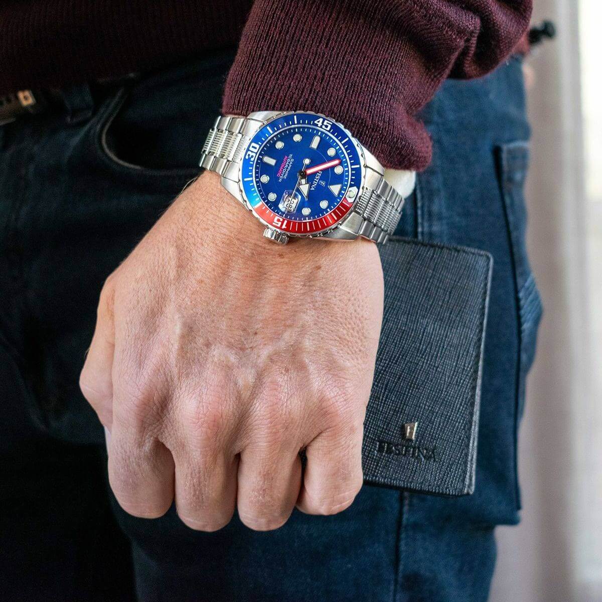 Automatic F20480-1 | Water Resistance 100m/330ft - Strap Material Stainless Steel - Size 42 mm / Free shipping, 2 years warranty & 30 Days Return | Festina Watches USA