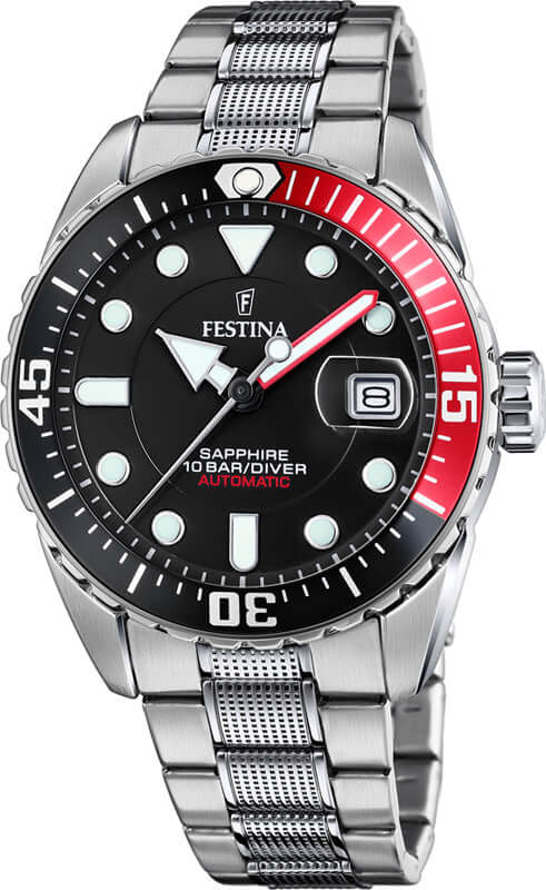 Festina Automatic F20480-4 - Analog - Strap Material Stainless Steel I Festina Watches USA