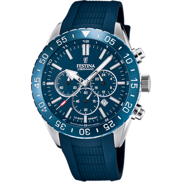 Festina Ceramic F20515-1 - Chronograph - Strap Material Rubber I Festina Watches USA