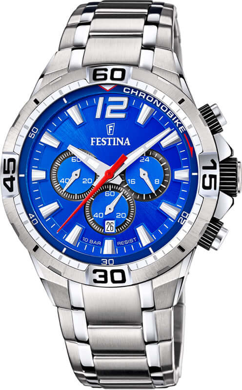 Festina Chrono Bike F20522-2 - Chronograph - Strap Material Stainless Steel I Festina Watches USA