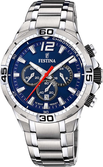 Festina Chrono Bike F20522-3 - Chronograph - Strap Material Stainless Steel I Festina Watches USA