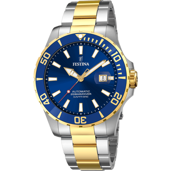 Festina F20532/1 Automatic Mens Watch 44mm case