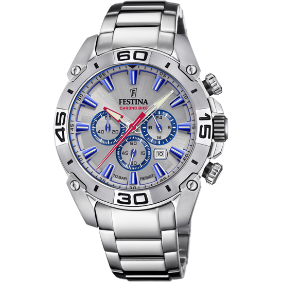 Festina Chrono Bike 2021 F20543-1 - Chronograph - Strap Material Stainless Steel I Festina Watches USA