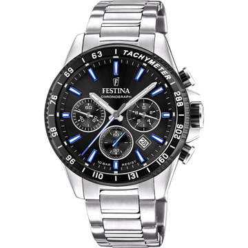 Festina Timeless Chronograph F20560-5 - Chronograph - Strap Material Stainless Steel I Festina Watches USA