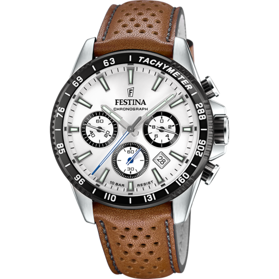 Festina Timeless Chronograph F20561-1 - Chronograph - Strap Material Leather I Festina Watches USA