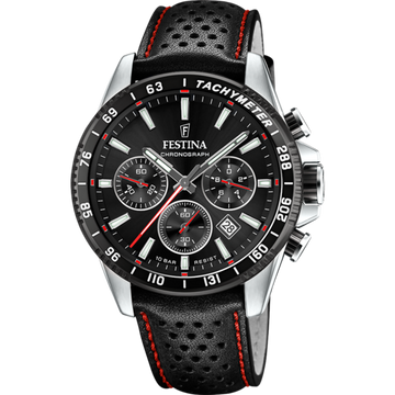 Festina Timeless Chronograph F20561-4 - Chronograph - Strap Material Leather I Festina Watches USA