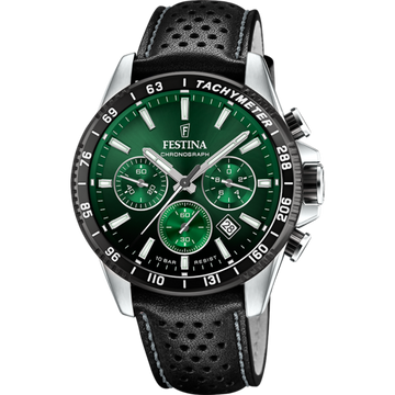 Festina Timeless Chronograph F20561-5 - Chronograph - Strap Material Leather I Festina Watches USA