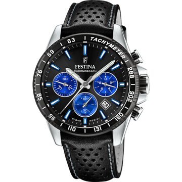 Festina Timeless Chronograph F20561-6 - Chronograph - Strap Material Leather I Festina Watches USA