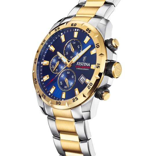 Festina Chrono Sport Stainless Steel Chronograph Mens Watch I Model F20562/2 Quartz Movement