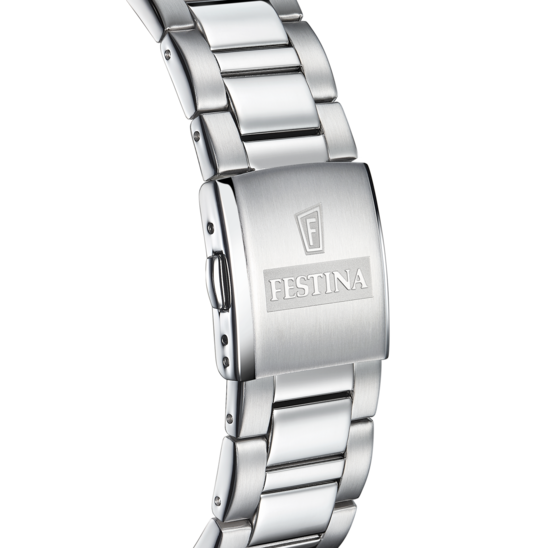 Festina Ceramic Chronograph Mens Watch I Model F20575/1 Quartz Movement