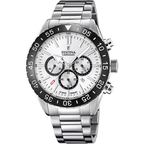 Festina Ceramic F20575-1 - Chronograph - Strap Material Stainless Steel I Festina Watches USA