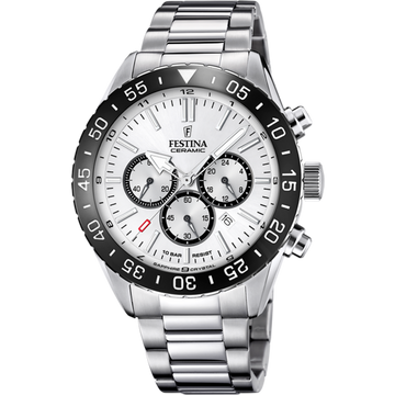 Festina Ceramic F20575-1 - Chronograph - Strap Material Stainless Steel I Festina Watches USA