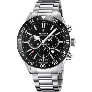 Festina Ceramic F20575-3 - Chronograph - Strap Material Stainless Steel I Festina Watches USA