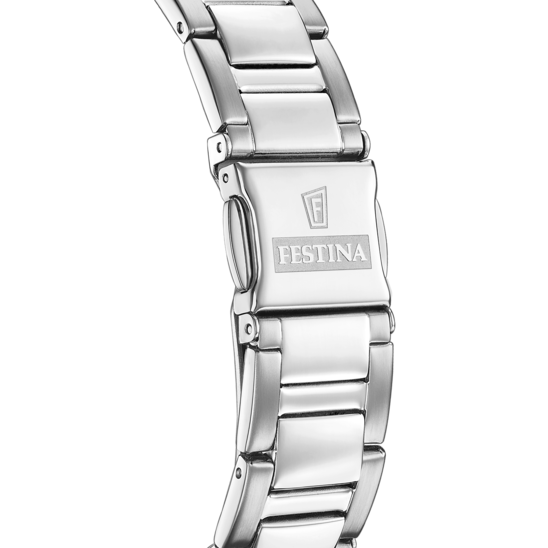 Festina Rainbow Stainless Steel Chronograph Ladies Watch I Model F20606/1 Quartz Movement