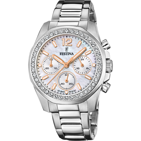 Festina Rainbow F20606-1 - Chronograph - Strap Material Stainless Steel I Festina Watches USA