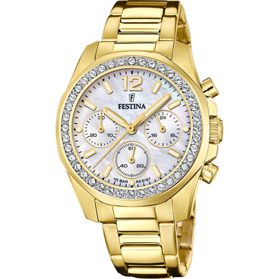 Festina Rainbow F20609-1 - Chronograph - Strap Material Stainless Steel I Festina Watches USA