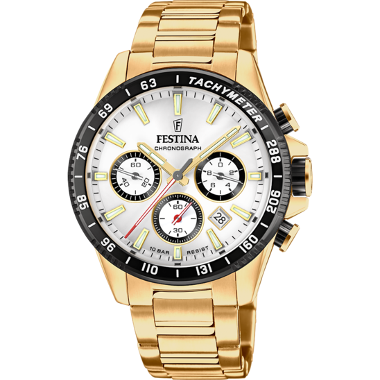Festina Timeless Chronograph F20634-1 - Chronograph - Strap Material Stainless Steel I Festina Watches USA