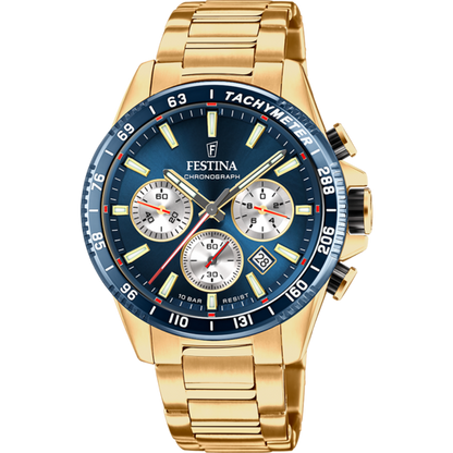 Festina Timeless Chronograph F20634-2 - Chronograph - Strap Material Stainless Steel I Festina Watches USA