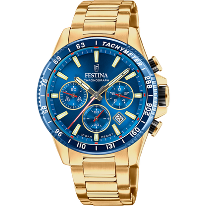 Festina Timeless Chronograph F20634-3 - Chronograph - Strap Material Stainless Steel I Festina Watches USA