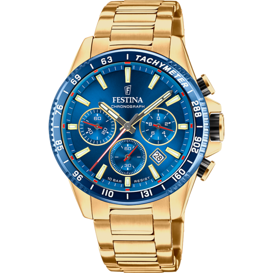 Festina Timeless Chronograph F20634-3 - Chronograph - Strap Material Stainless Steel I Festina Watches USA
