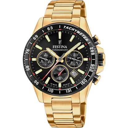 Festina Timeless Chronograph F20634-5 - Chronograph - Strap Material Stainless Steel I Festina Watches USA