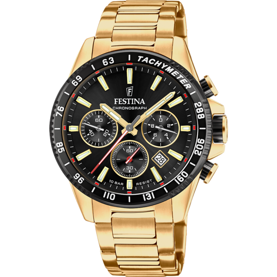 Festina Timeless Chronograph F20634-5 - Chronograph - Strap Material Stainless Steel I Festina Watches USA