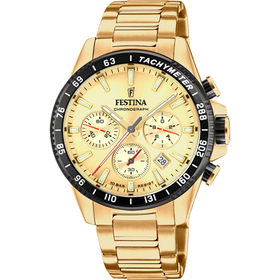 Festina Timeless Chronograph F20634-6 - Chronograph - Strap Material Stainless Steel I Festina Watches USA
