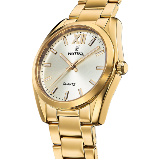 Festina Boyfriend Stainless Steel Analog Ladies Watch I Model F20640/1 Quartz Movement
