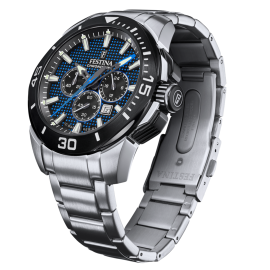 Festina Chrono Bike Stainless Steel Chronograph Mens Watch I Model F20641/2 Quartz Movement