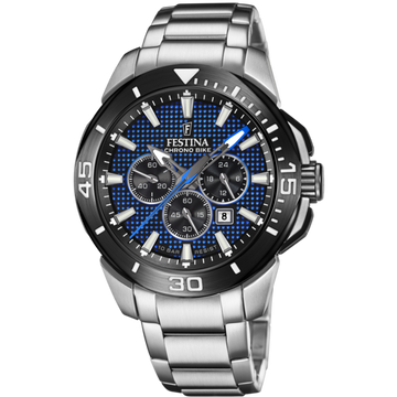 Festina Chrono Bike 2021 F20641-2 - Chronograph - Strap Material Stainless Steel I Festina Watches USA