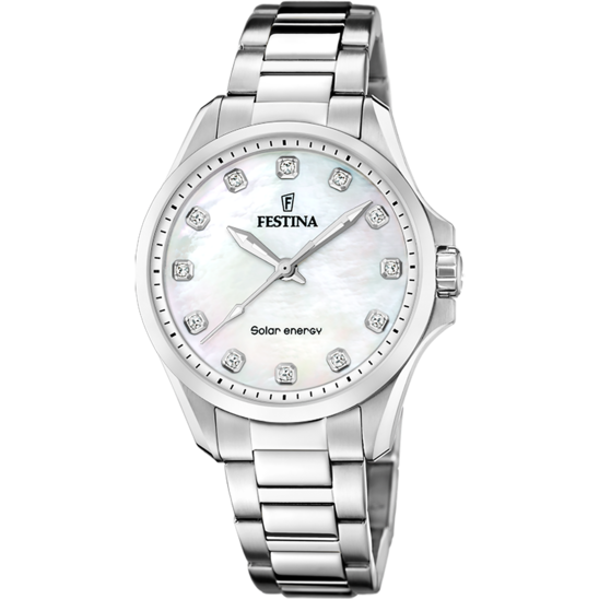 Festina Solar Energy F20654-1 - Analog (Solar Energy) - Strap Material Stainless Steel I Festina Watches USA